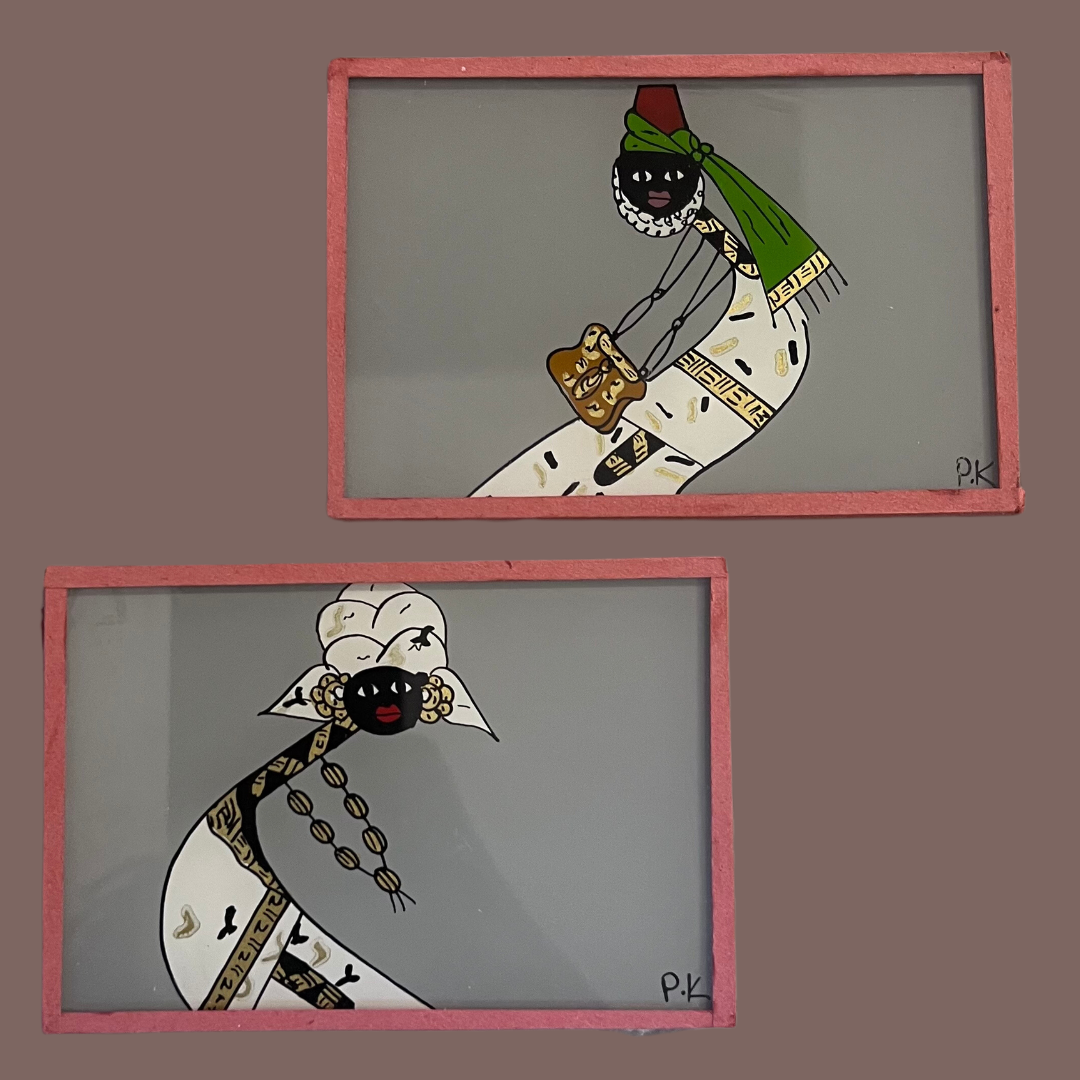 Senegalese Glass Painting