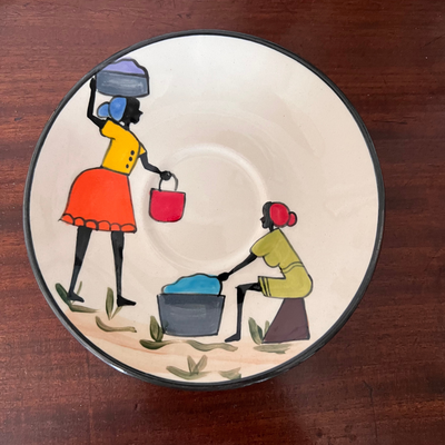 Township Life Teacup & Saucer