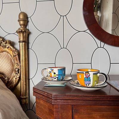 Township Life Teacup & Saucer