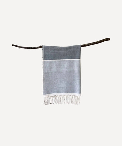 abay hand towel grey