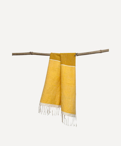 abay hand towel yellow