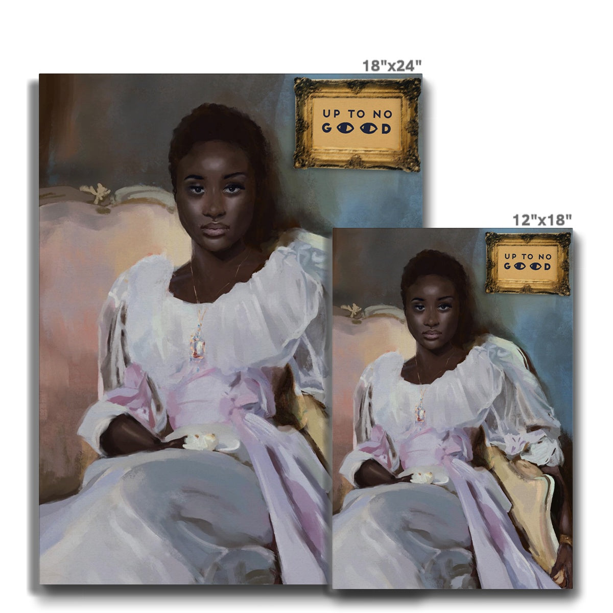 Lady Congo Art Print