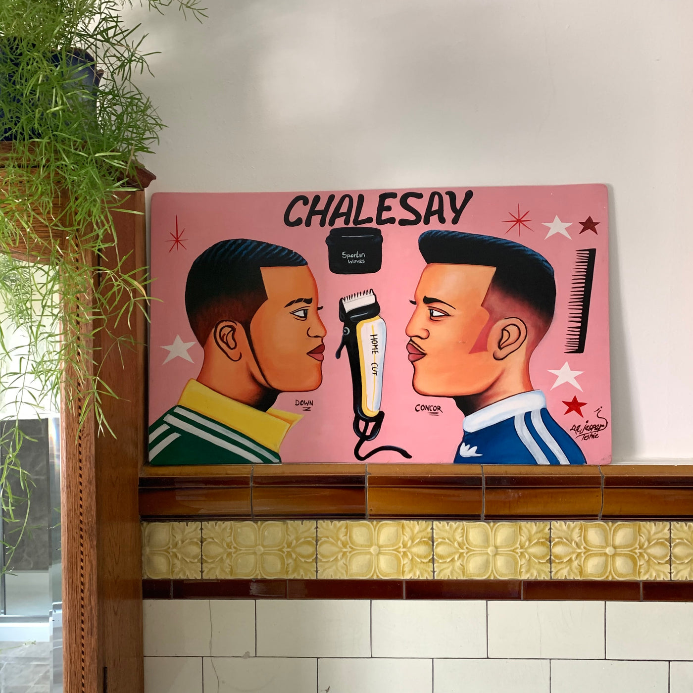 Chalesay- Ghanaian Barbershop Art