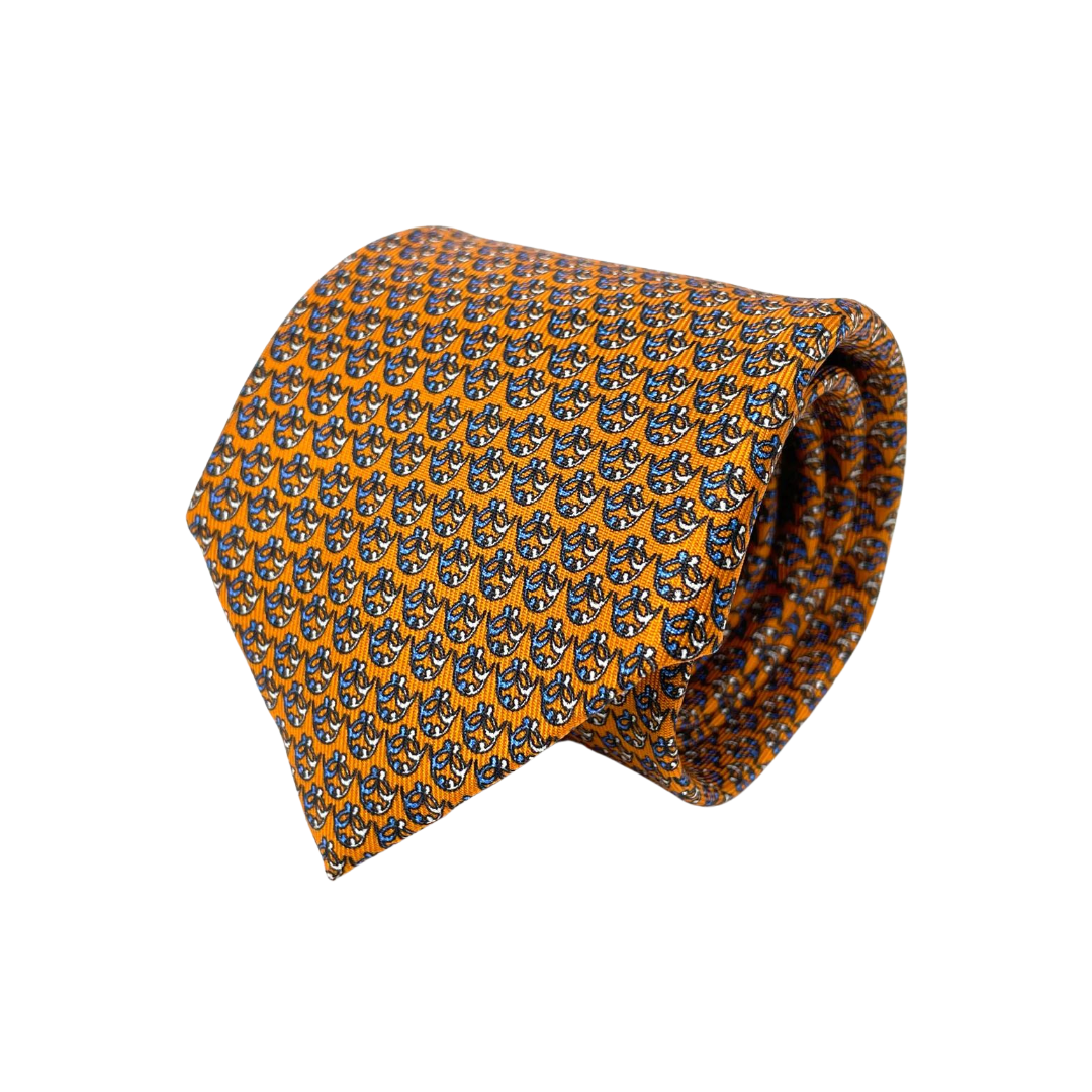 Ti Koro Nko Agyina Hand-Finished Silk Tie