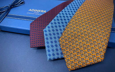 NSAA Wahala Edition hand-finished silk tie