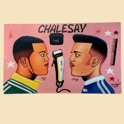 Chalesay- Ghanaian Barbershop Art