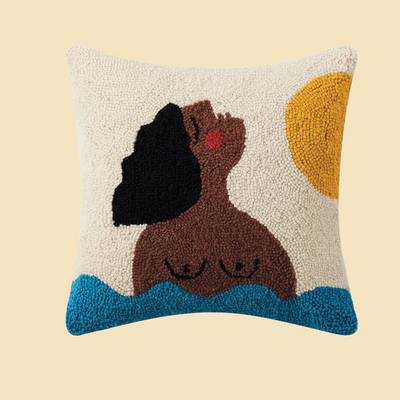 Sunset Lady Cushion