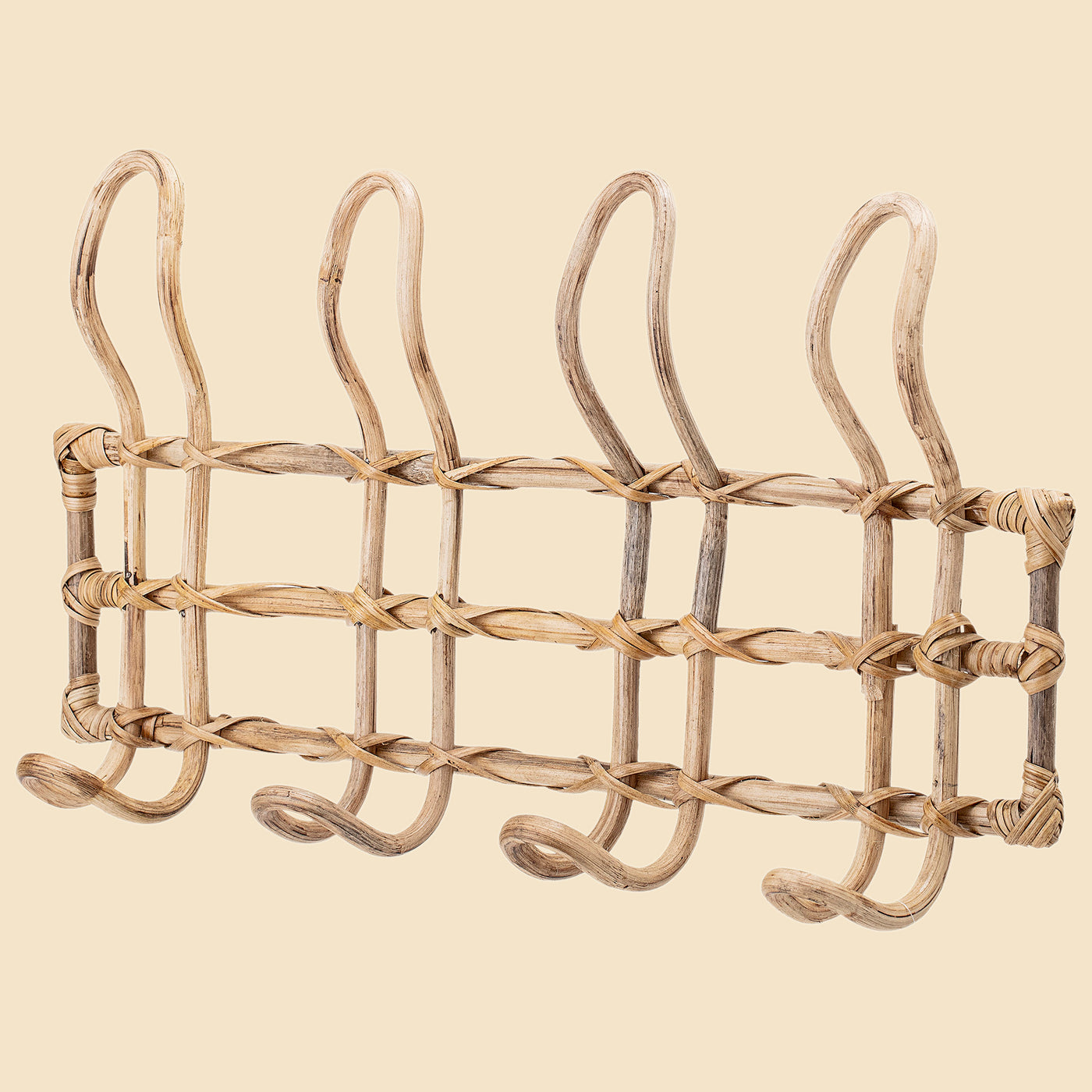 Natural Cane Coat Rack