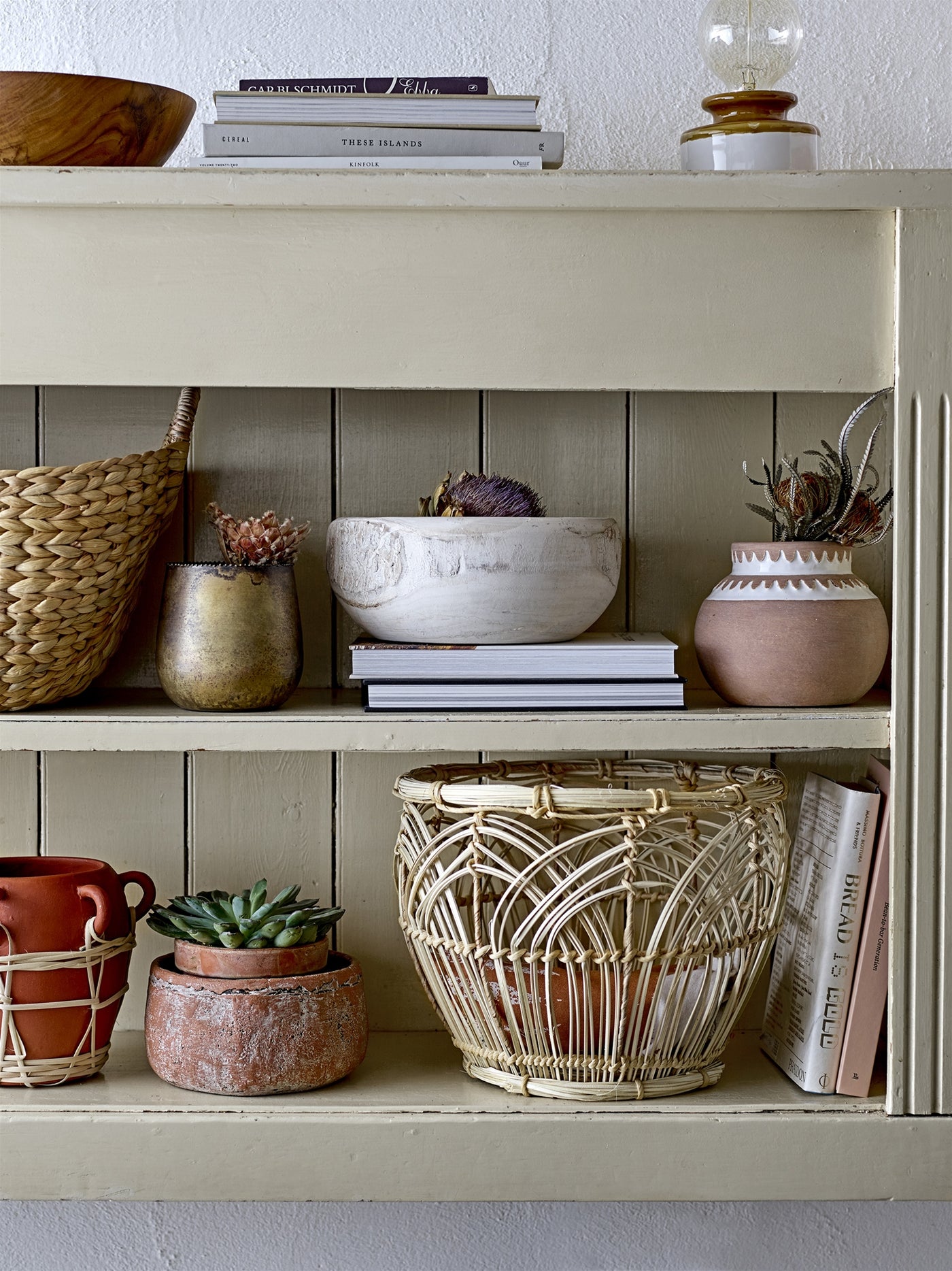 Rustic Terracotta and Jute Vase