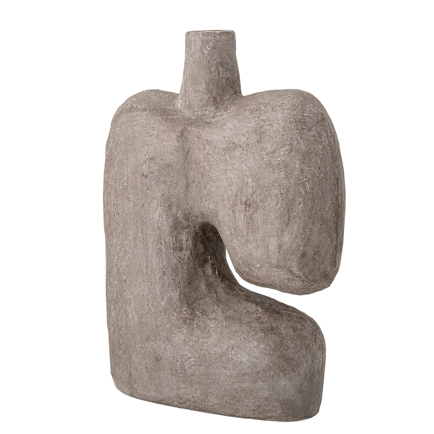 Banael Deco Vase, Grey, Paper Mache-1