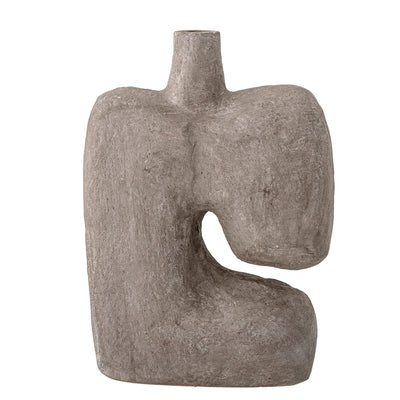 Banael Deco Vase, Grey, Paper Mache-2