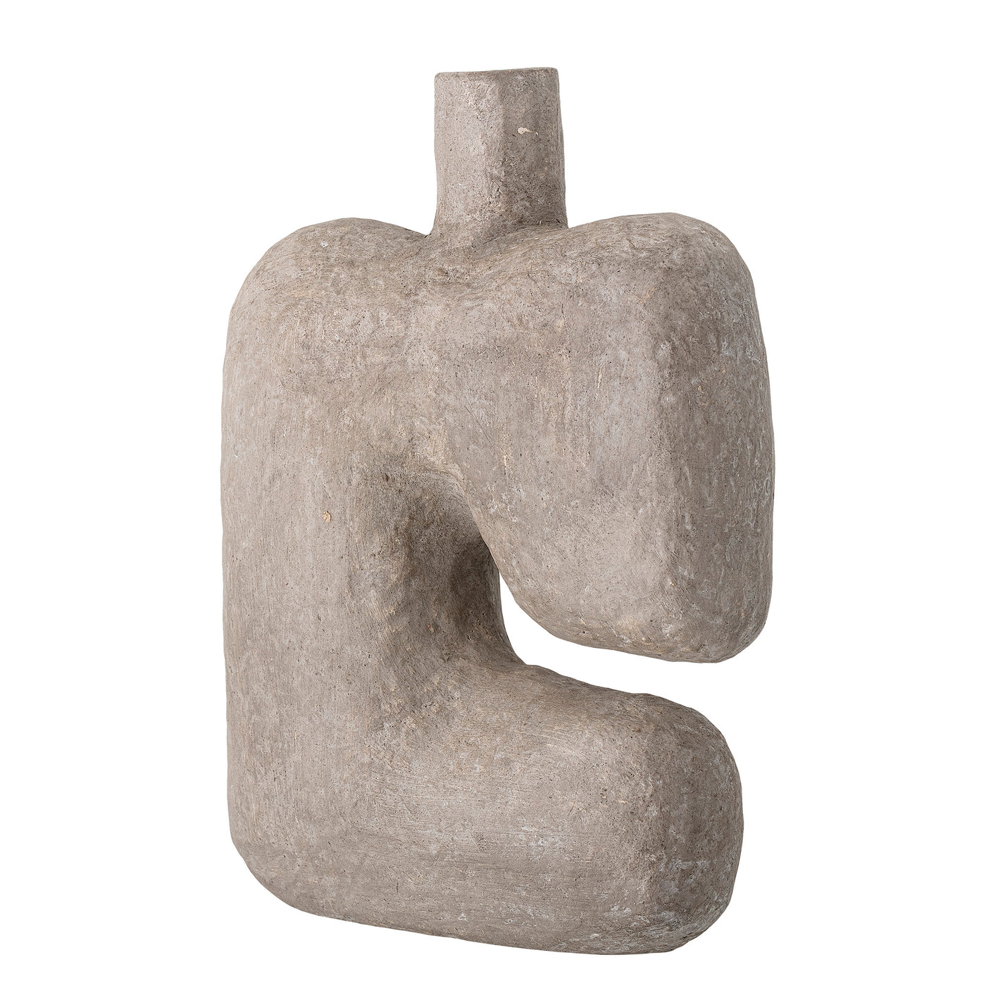 Banael Deco Vase, Grey, Paper Mache-3