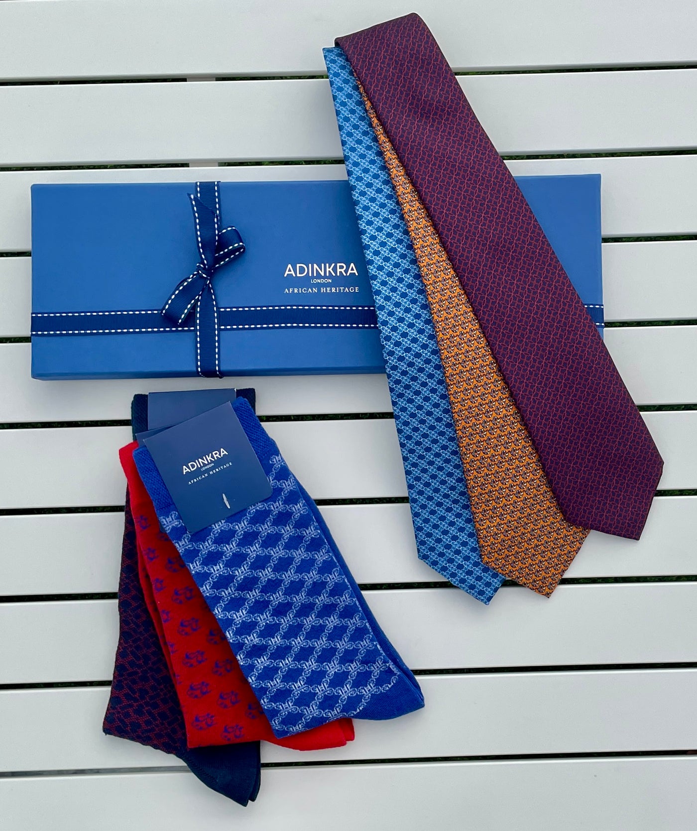 Ti Koro Nko Agyina Hand-Finished Silk Tie