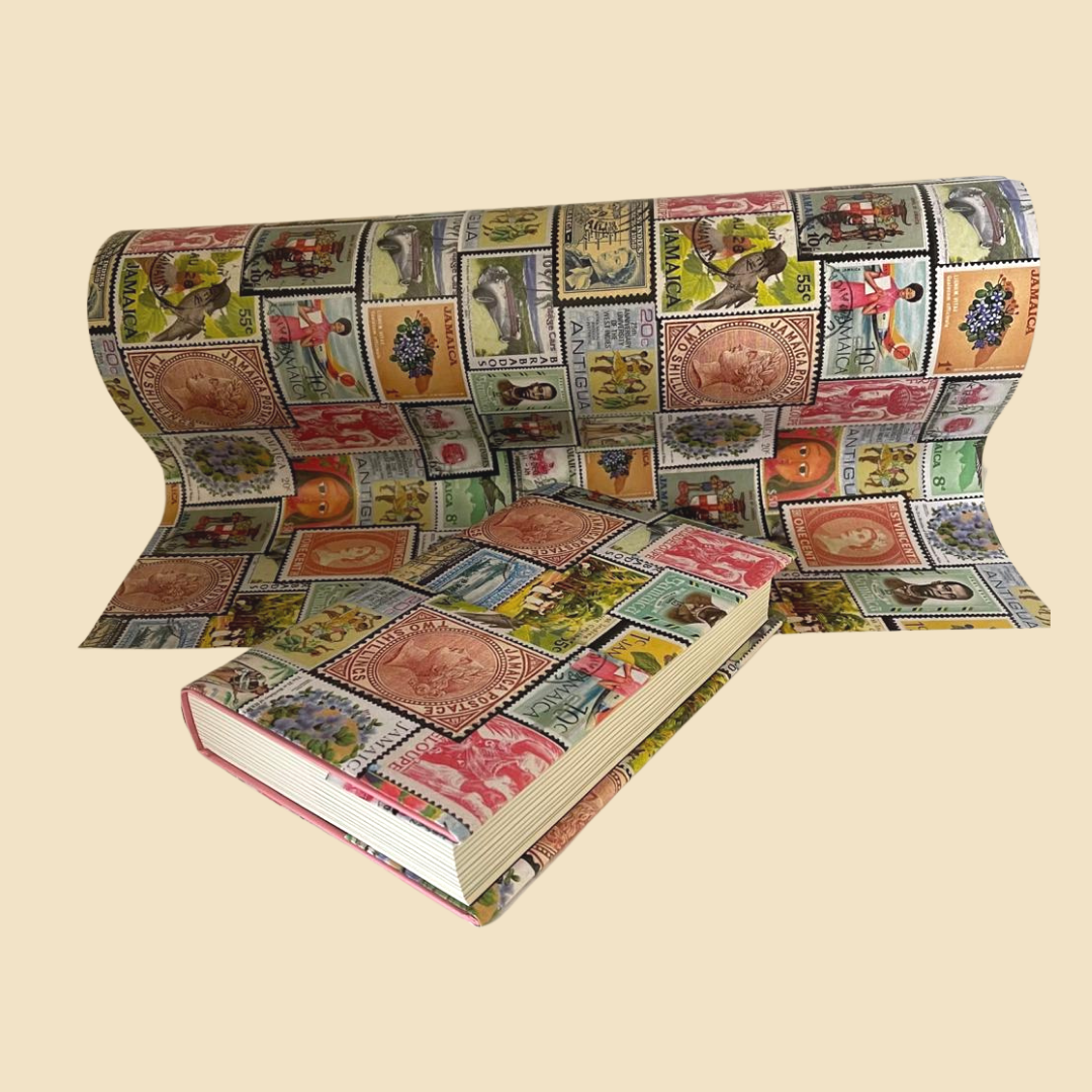 Caribbean Stamps Wrapping Paper