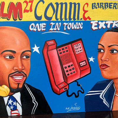 Hotline Bling - Ghanaian Barbershop Art