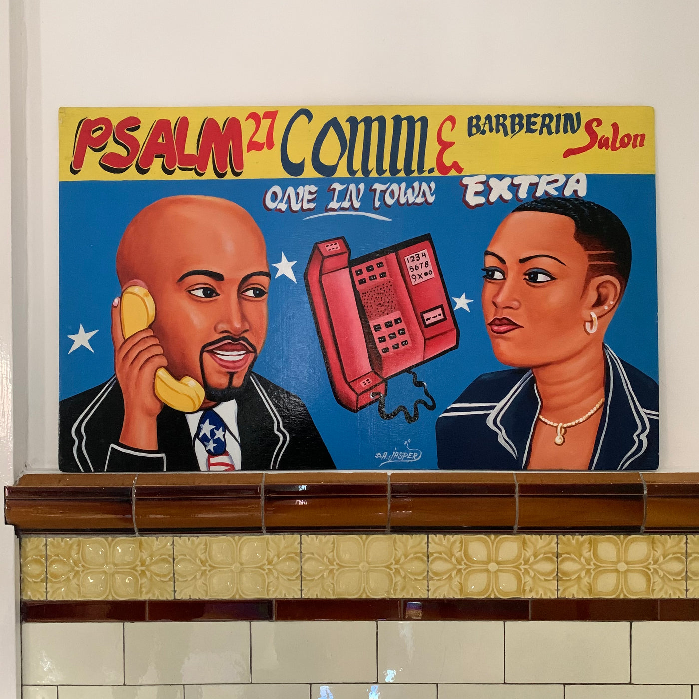 Hotline Bling - Ghanaian Barbershop Art