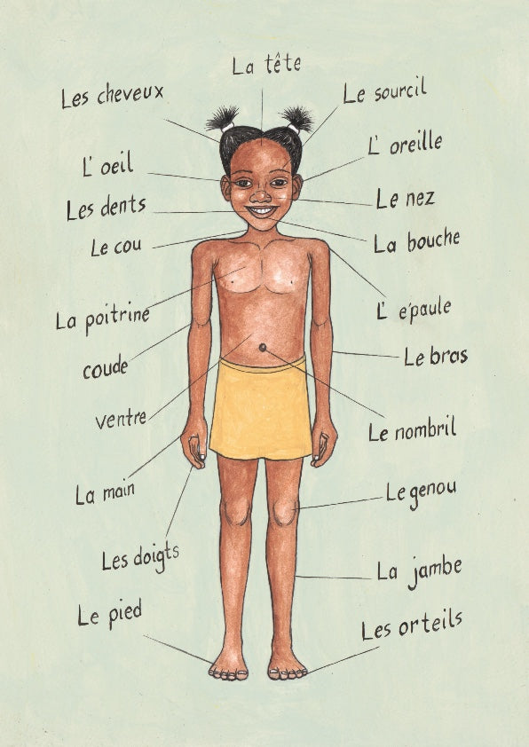 Imani Children's Print (English, French or Swahili)