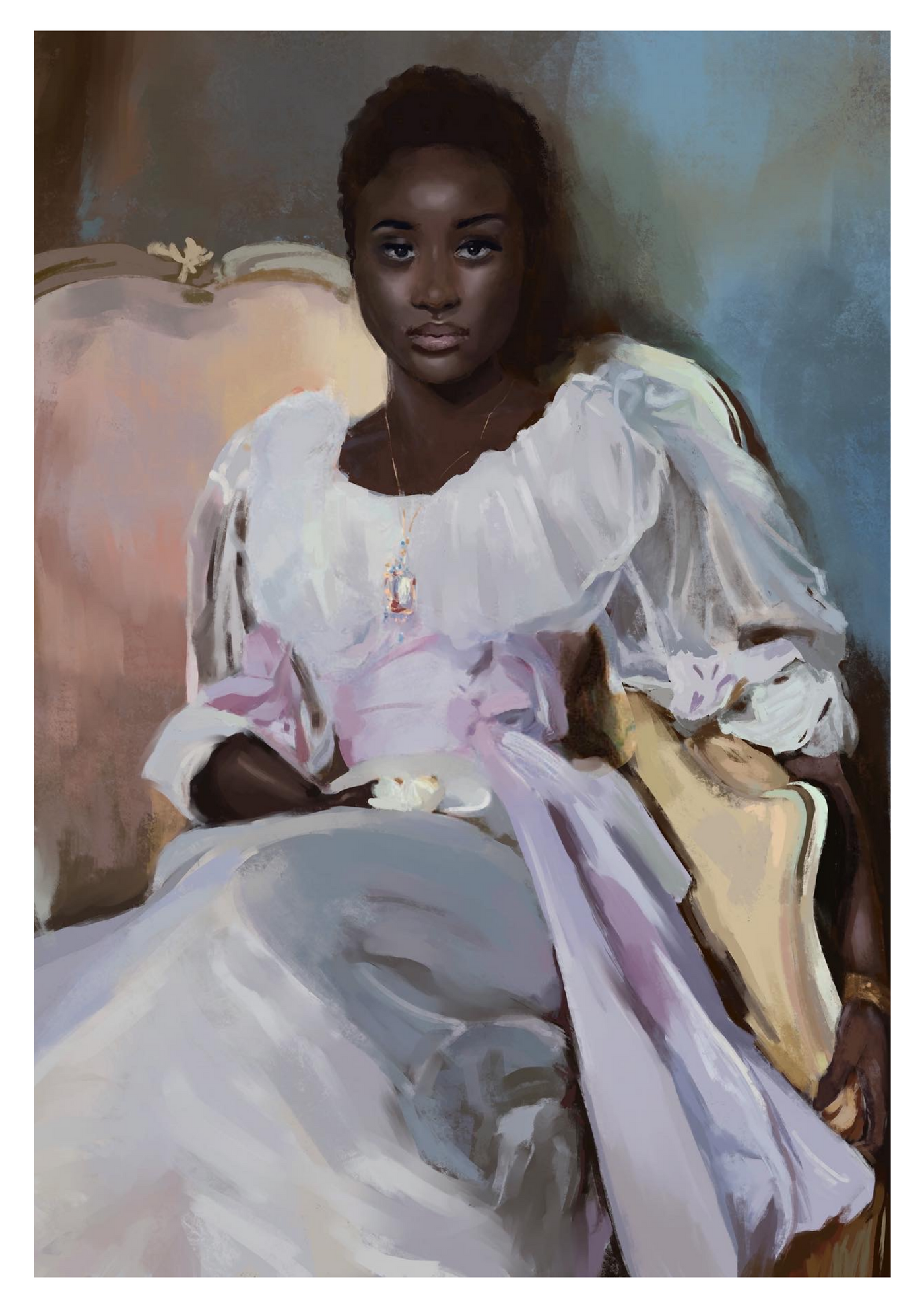 Lady Congo Art Print