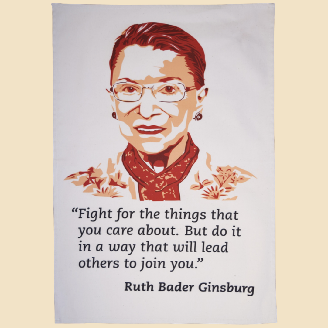 Ruth Bader Ginsburg Tea Towel