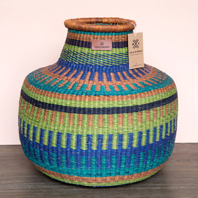 Bolga Vase Basket L - SUMBA-1