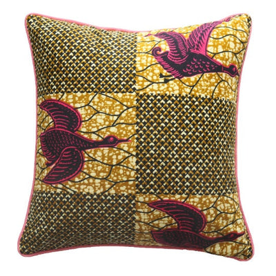 Hot Pink Bird Cushion - Osime Home