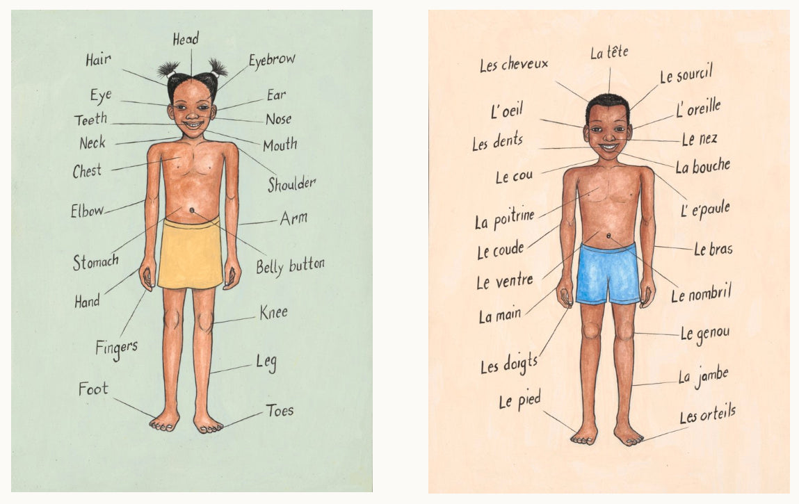 Imani Children's Print (English, French or Swahili)