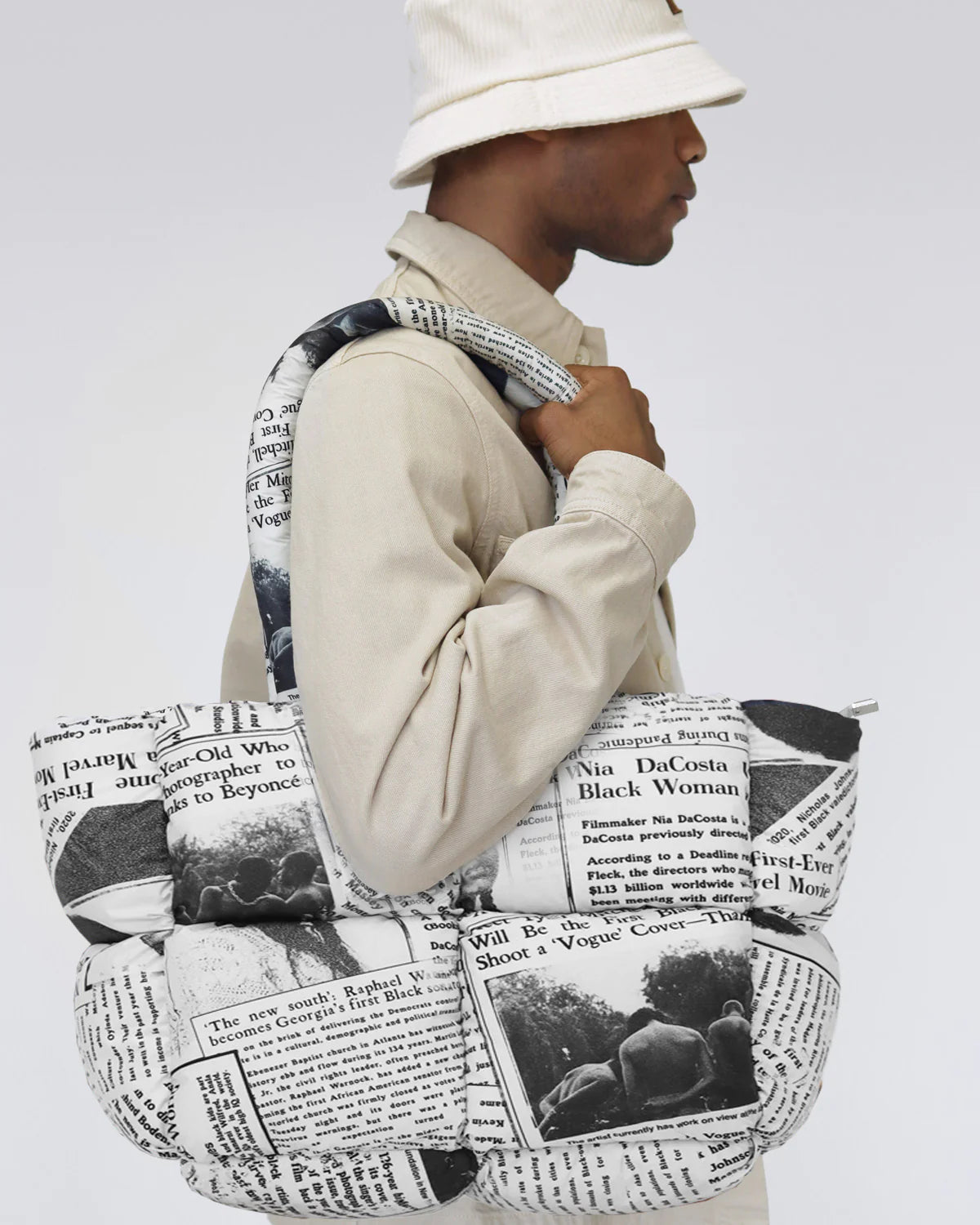 Nappy Head In Our Bag Puffer Tote 3